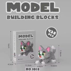 Tom and Jerry Micro Building Blocks – Cheese Cat & Mouse Mini Brick Figure Toy